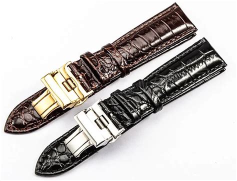 10 mm strap leather gucci crocodile|Gucci 10 mm Band Width Wristwatch Bands.